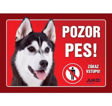 Cedulka Juko HUSKY / MALAMUT