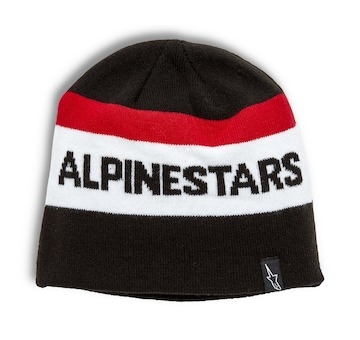 čepice STAKE BEANIE, ALPINESTARS (černá/červená/bílá)