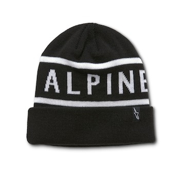 čepice WORDY CUFF BEANIE, ALPINESTARS (černá/bílá)