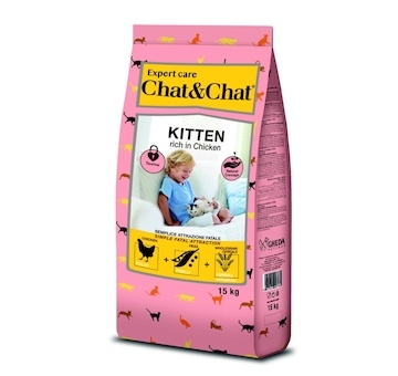 Chat & Chat Expert Kitten Chicken 14 kg