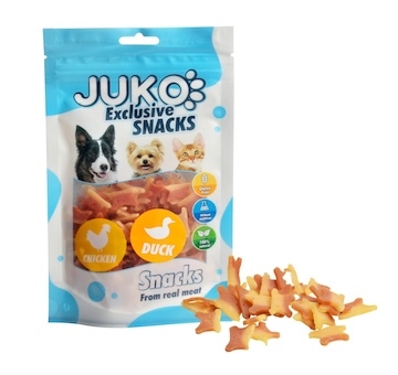 Chicken & Duck Chips JUKO Snacks 70 g