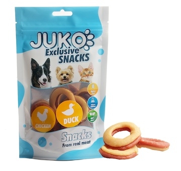 Chicken & Duck Doughnuts JUKO Snacks 70 g