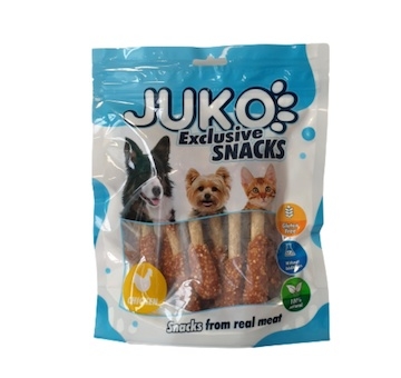 Chicken & Duck with Rice Dumbbell JUKO Snacks 250 g