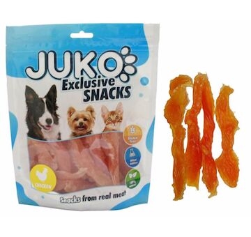 Chicken Soft Jerky made by hand JUKO Snacks 250 g