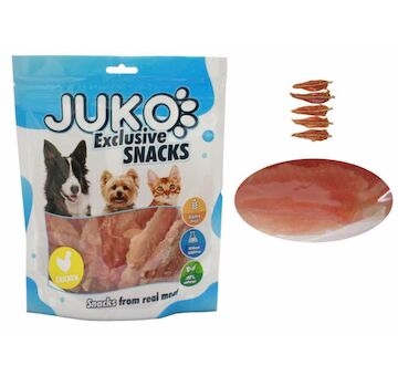 Chicken Soft Jerky with Rawhide JUKO Snacks 250 g