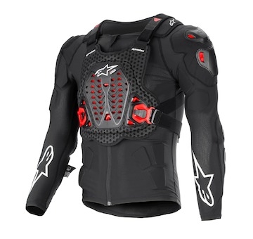 chránič těla BIONIC XTR PLASMA, ALPINESTARS (černá/červená/bílá, vel. 2XL)