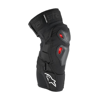 chrániče kolen BIONIC PRO PLASMA, ALPINESTARS (černá/červená/bílá, vel. L/XL)