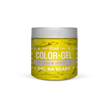 Color gel na vlasy žlutý Panthenol 390ml