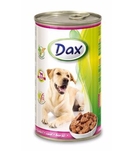 Dax Dog kousky telecí, konzerva 1240 g