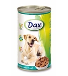 Dax Dog kousky zvěřina, konzerva 1240 g