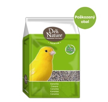 Deli Nature Premium kanárek 4 kg - Poškozený obal - SLEVA 