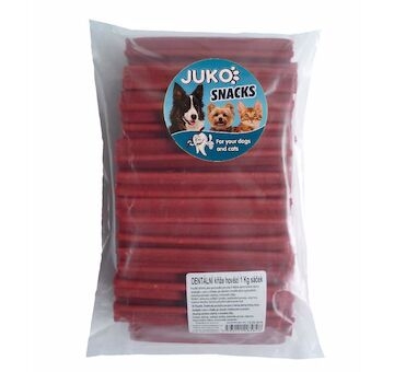 Dentální kříž Hovězí JUKO Snacks 1 kg (cca 47 ks)