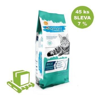 Diamant Cat Micio Sterilised Modrá ryba 15 kg (paleta 45 ks) SLEVA 7 %