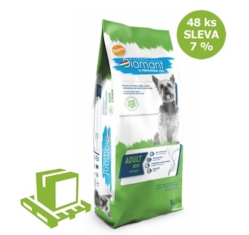 Diamant Dog Adult Mini 15 kg (paleta 48 ks) SLEVA 7 %