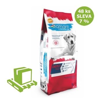 Diamant Dog Energy Kuřecí 15 kg (paleta 48 ks) SLEVA 7 %