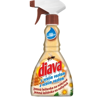 Diava leštěnka na nábytek s včelím voskem 330ml