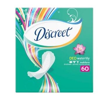 Discreet slip 60ks deo waterlily, slipové vložky