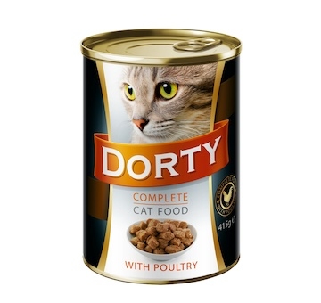 DORTY Cat Drůbeží, konzerva 415 g