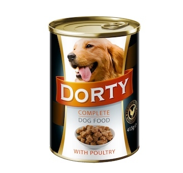 DORTY Dog Drůbeží, konzerva 415 g