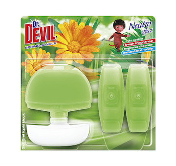 Dr. Devil tekutý WC blok neutro efect 3x55ml Spring Jungle