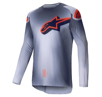 dres SUPERTECH LIPAN, ALPINESTARS (šedá/oranžová fluo, vel. M)