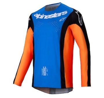 dres TECHSTAR MELT, ALPINESTARS (oranžová/modrá, vel. L)