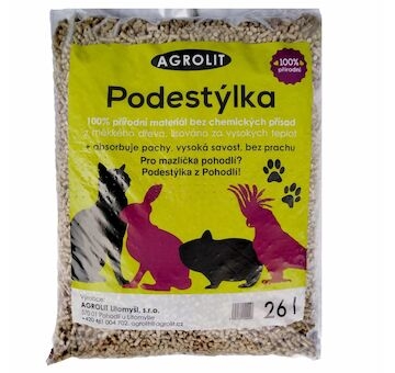 Dřevěná podestýlka Agrolit 26 l