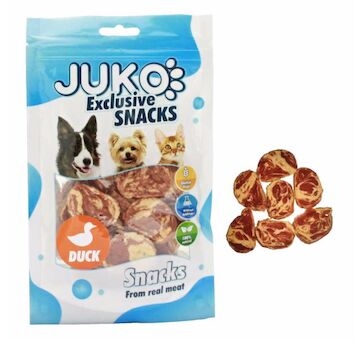 Duck & Codfish Chips JUKO Snacks 70 g