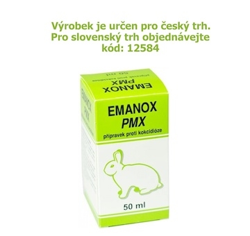 EMANOX PMX 50 ml !CZ! přírodní doplněk k lepšímu zvládnutí parazitárních problémů