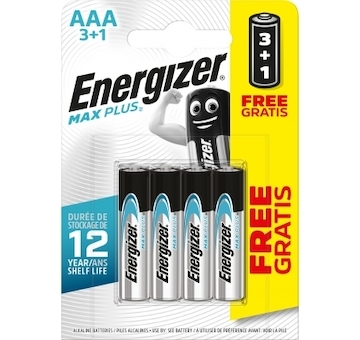 Energizer Max Plus AAA 4 ks