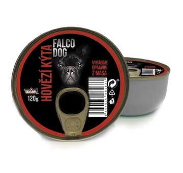 FALCO DOG hovězí kýta, konzerva 120 g