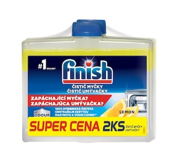 Finish čistič myčky 250ml DUO 2x250ml Lemon