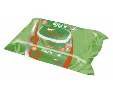 GILL´S Vlhčené ubrousky Aloe Vera (40 ks)