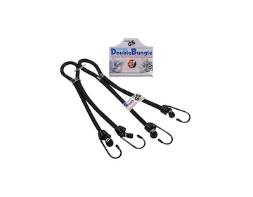 gumicuk Double Bungee délka/šířka popruhu 600/9 mm, OXFORD (hák/hák, dvojpopruh spojený očkem)