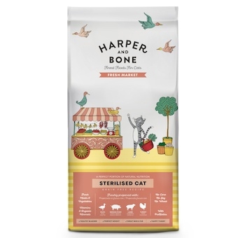 Harper and Bone Cat Sterilised čerstvé z trhu 5 kg 