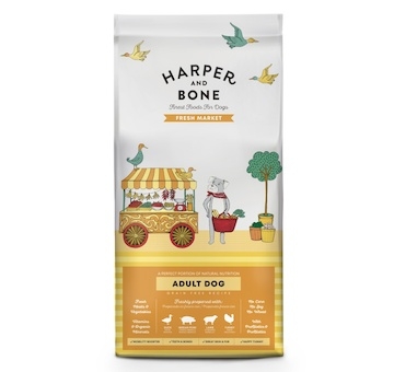 Harper and Bone Dog Adult Large & Medium čerstvé z trhu 12 kg