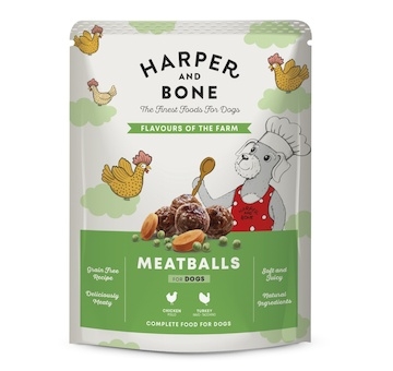 Harper and Bone Dog příchutě farmy, kapsa 300 g