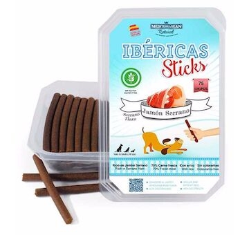 Ibéricas Sticks Dog Snack Serrano Ham (75 ks)