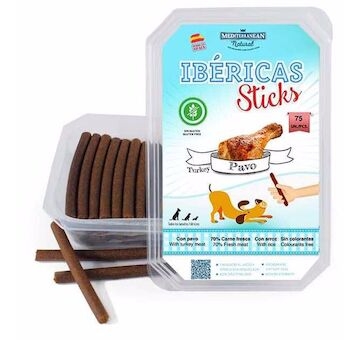 Ibéricas Sticks Dog Snack Turkey (75 ks)