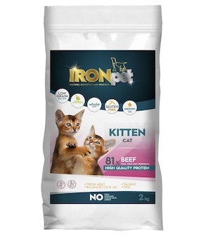 IRONpet Cat Kitten Beef (Hovězí) 2 kg