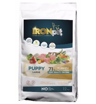 IRONpet Dog Puppy Large Turkey (Krocan) 12 kg