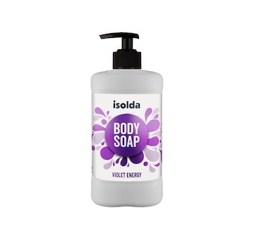 ISOLDA Violet energy body soap 400ml, pěnové mýdlo