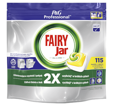 Jar P&G FAIRY Professional kapsle do profesionálních myček All in One 115ks