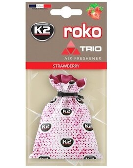 K2 Osvěžovač vzduchu ROKO TRIO - Strawberry 20g