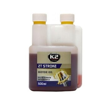 K2 TEXAR 2T STROKE 500 ml ČERVENÁ - motorový olej polosyntetický