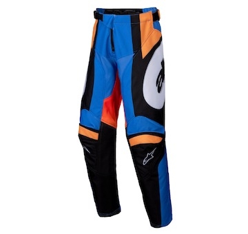 kalhoty RACER MELT, ALPINESTARS, dětské (oranžová/modrá, vel. 26)