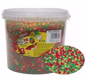 KOI MIX mini pellet kuličky, dóza 3 l