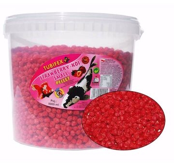 KOI STRAWBERRY pellet kuličky 5 l