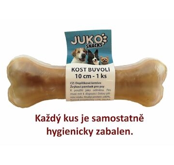 Kost buvolí JUKO Snacks 10 cm (1 ks)