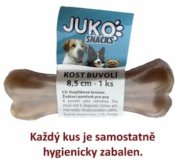 Kost buvolí JUKO Snacks 8,5 cm (1 ks) 